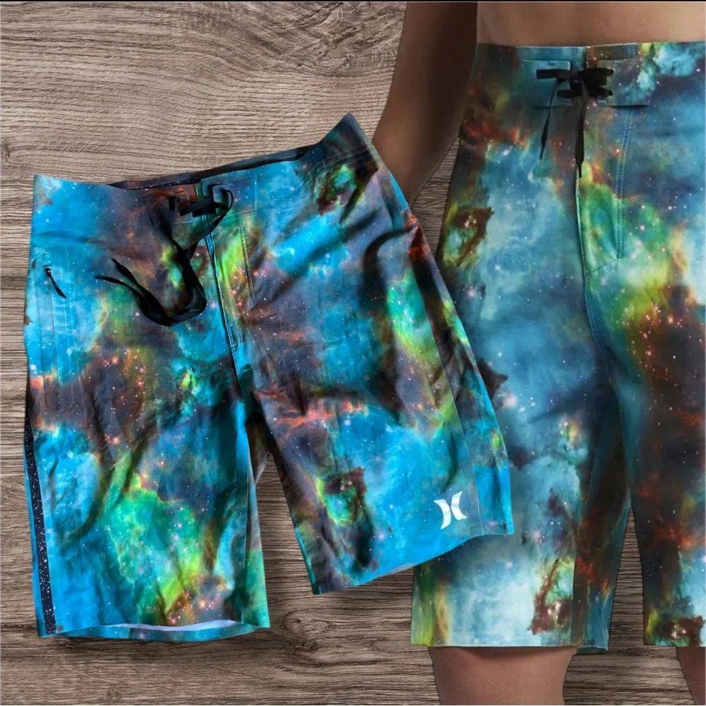 HURLEY JJF III NEBULA PHANTOM BOARD SHORTS 28 EUC Like New